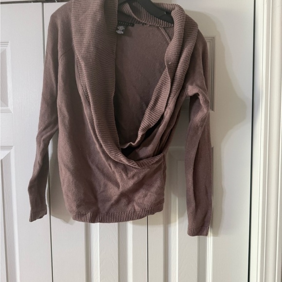 Apostrophe Brown Cowl Neck Sweater - Picture 1 of 4